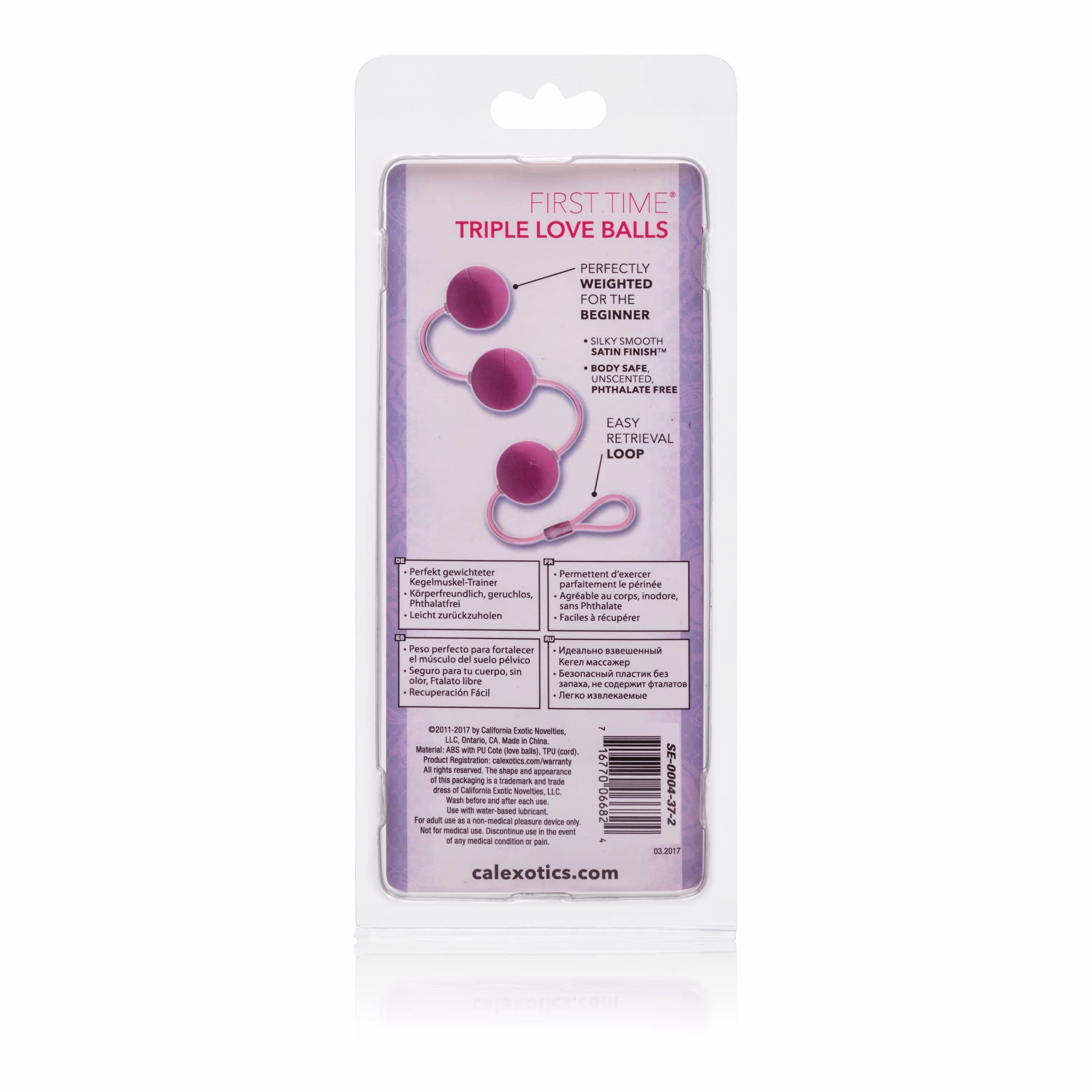 California Exotics - First Time Triple Love Kegel Balls (Pink)