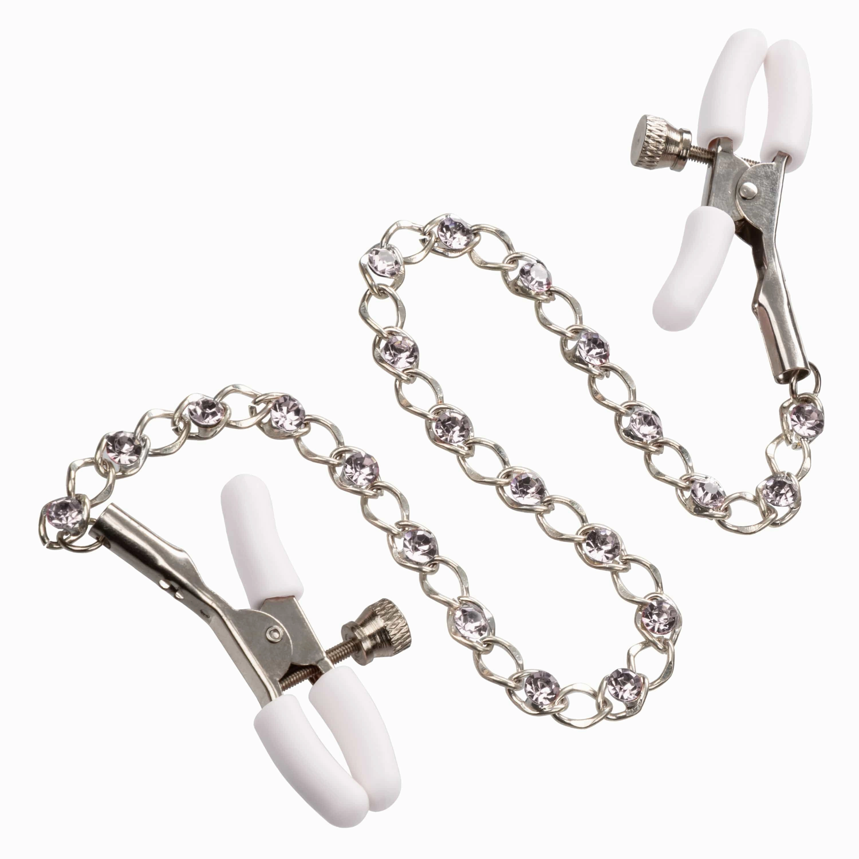 California Exotics - Nipple Play Crystal Chain Nipple Clamps