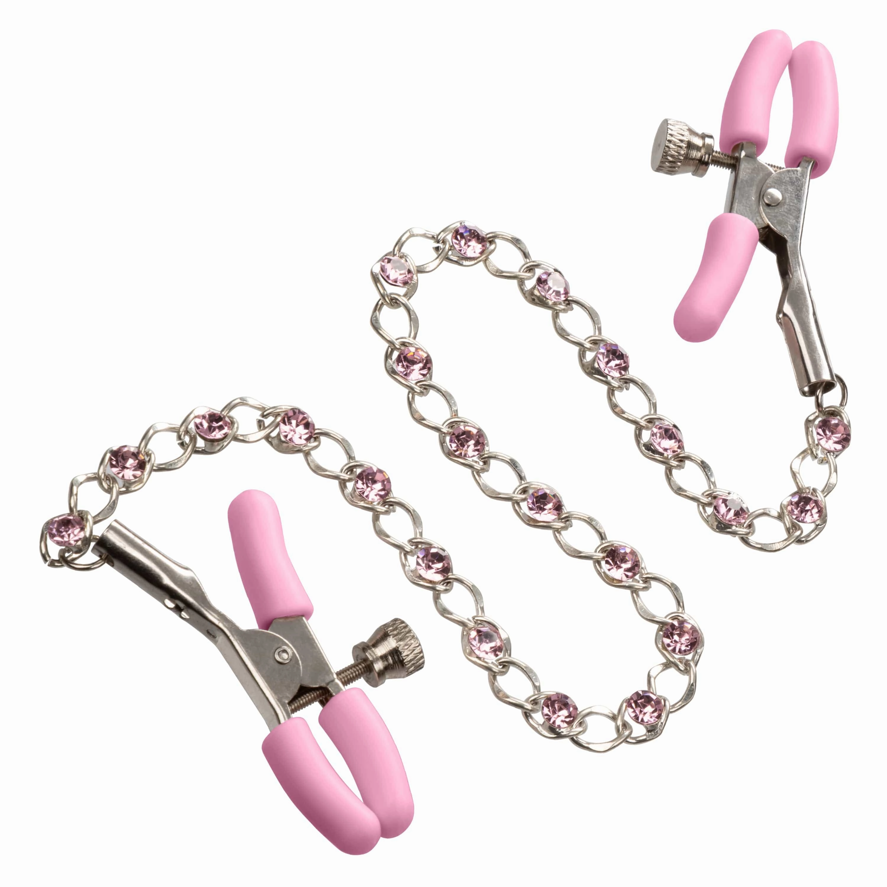 California Exotics - Nipple Play Crystal Chain Nipple Clamps