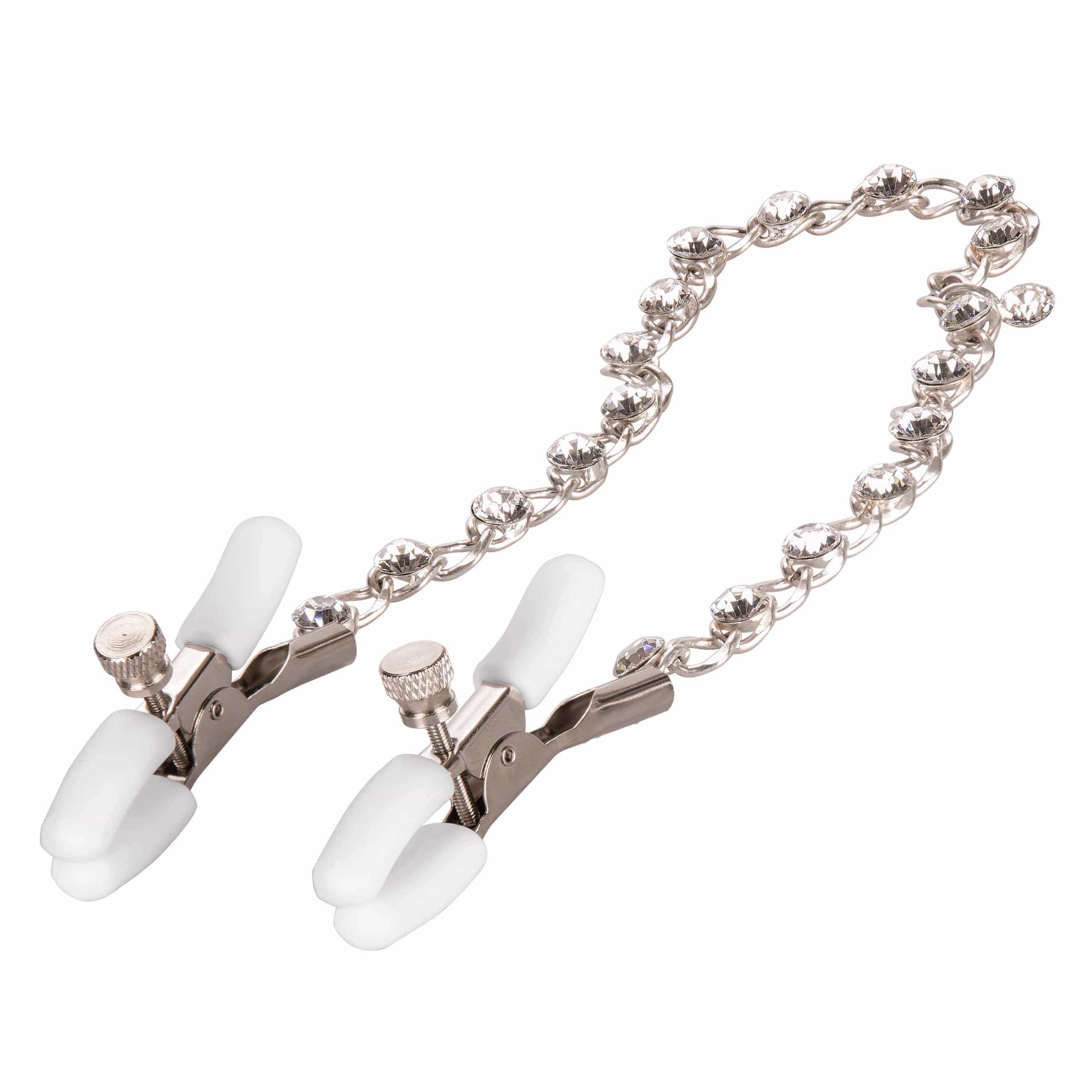 California Exotics - Nipple Play Crystal Chain Nipple Clamps