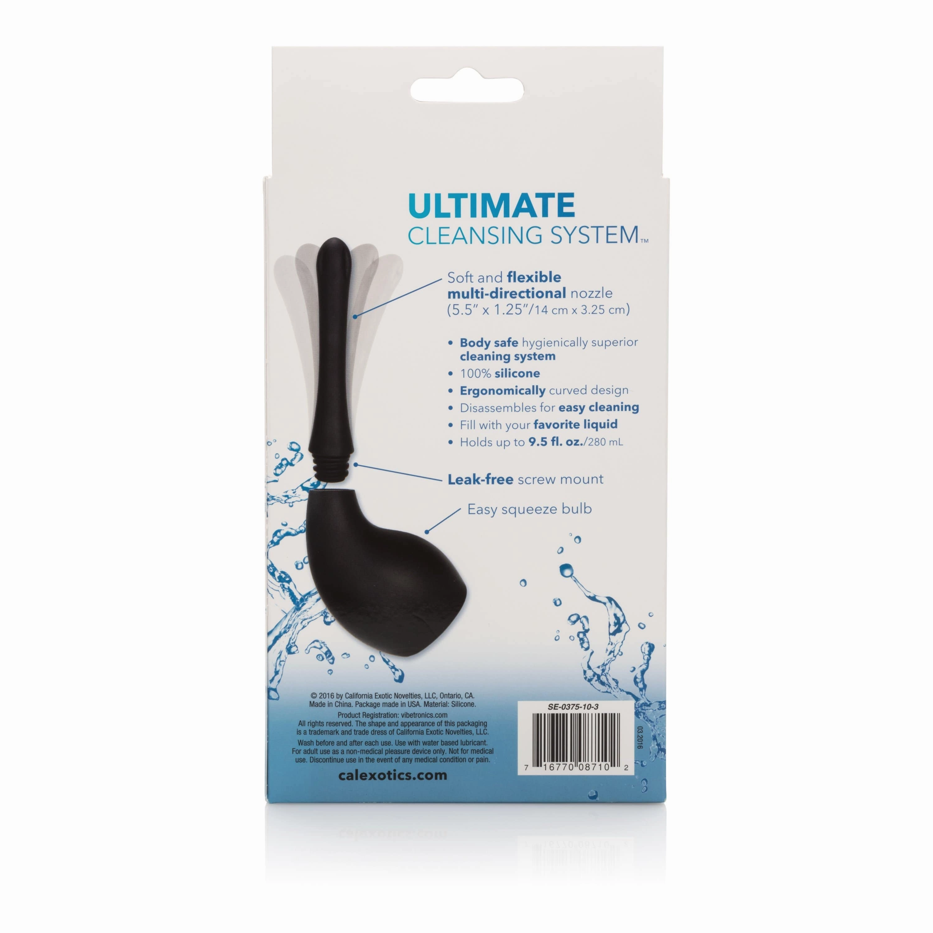 California Exotics - Ultimate Cleansing Douche System (Black)