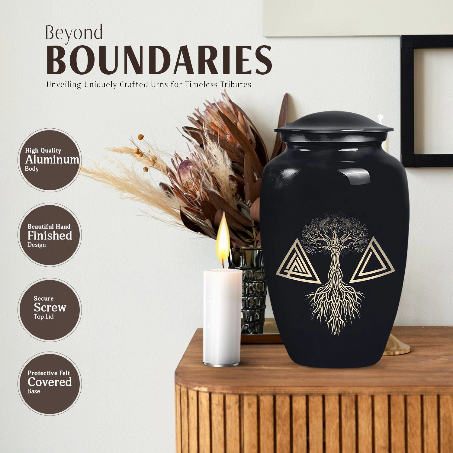 Catholic Urn, a Majestic Memorial Choice for Adult Funeral Burial