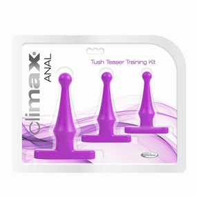 Climax® Anal Tush Teaser Training Kit, Deep Purple