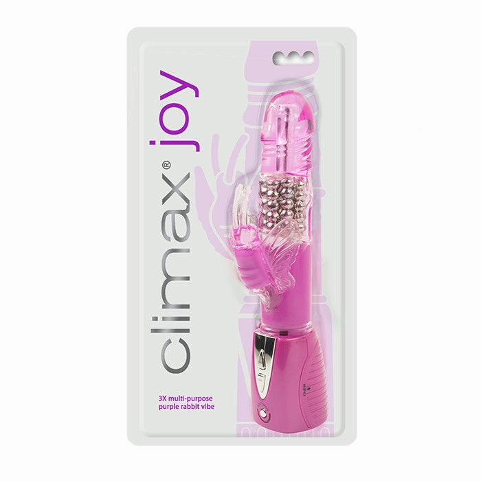 Climax® Joy 3X Multi-Purpose Rabbit Vibe, Purple