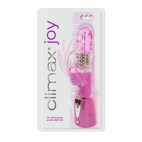 Climax® Joy 3X Multi-Purpose Rabbit Vibe, Purple