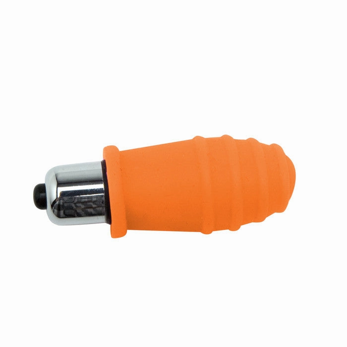 Climax® Silicone Vibrating Bullet, Orange Pop