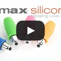 Climax® Silicone Vibrating Bullet, Orange Pop