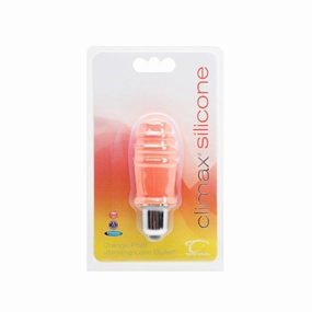 Climax® Silicone Vibrating Bullet, Orange Pop