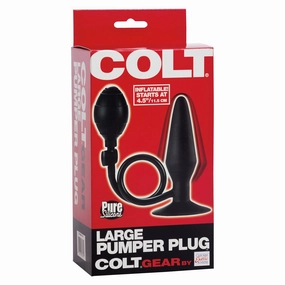 Colt - Large Pumper Anal Plug (Black)