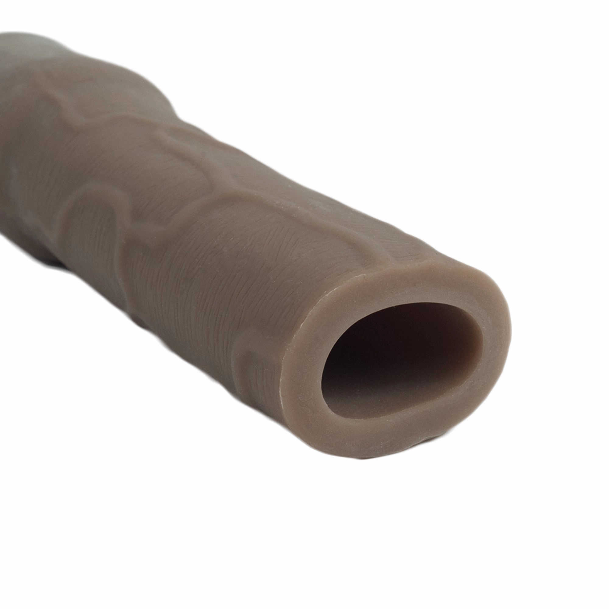 CyberSkin® 3 inch Xtra Thick Uncut Transformer Penis Extension™, Dark
