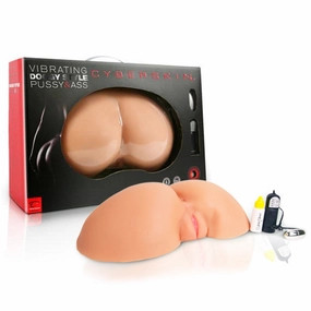 CyberSkin® Doggy Style Vibrating Pussy & Ass