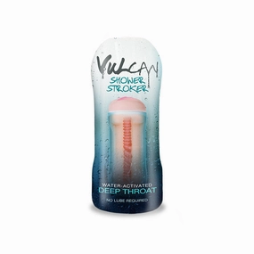 CyberSkin® H2O Vulcan® Shower Stroker, Deep Throat