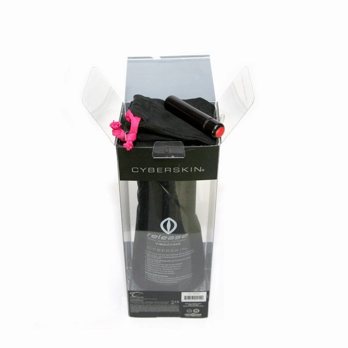 CyberSkin® Release™ Deep Pussy Stroker, Flesh, Vibrating