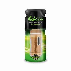 CyberSkin® Vulcan® Realistic Ass w/ Vibration, Mocha