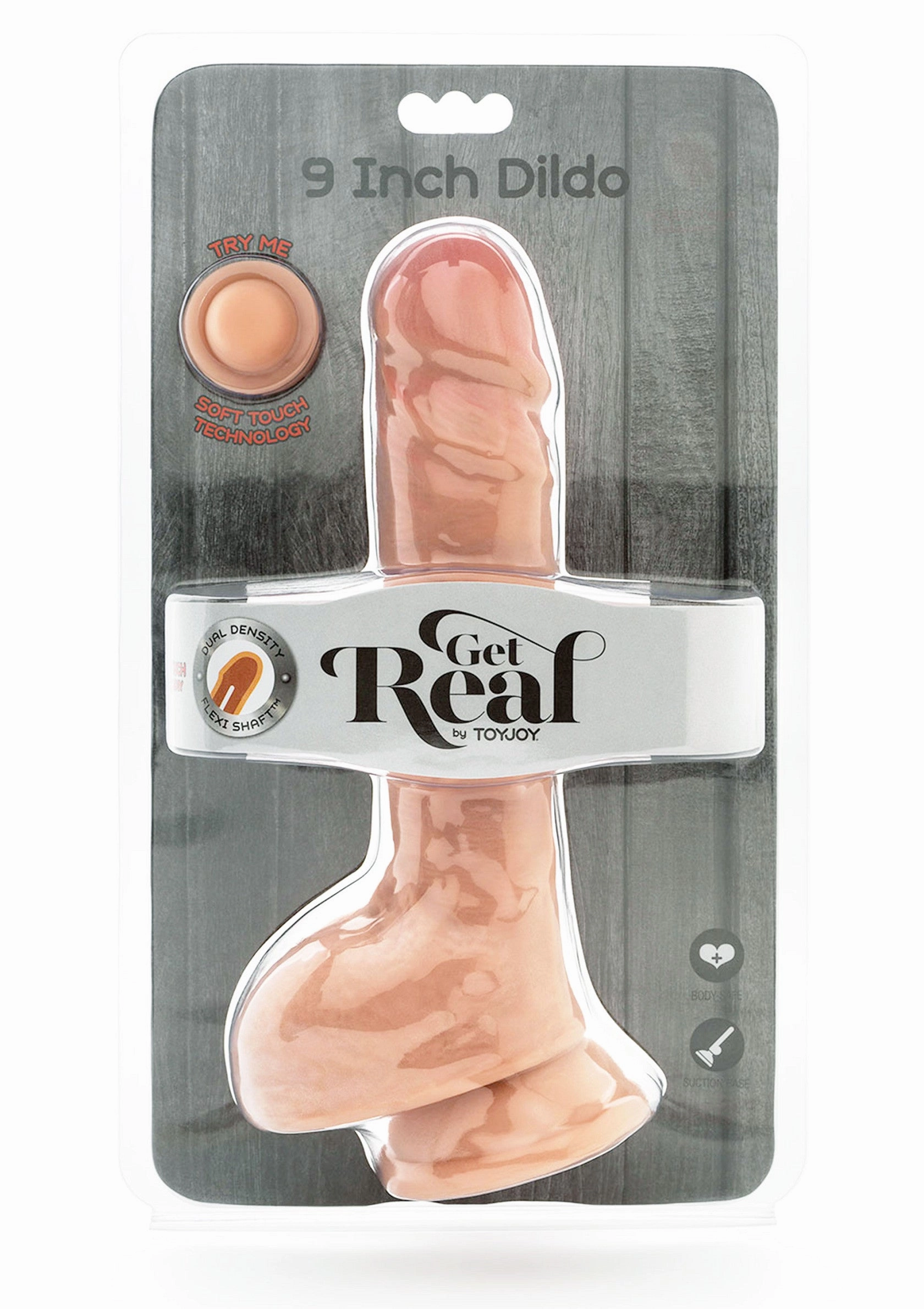 Dual Density Dildo TPE 23 cm