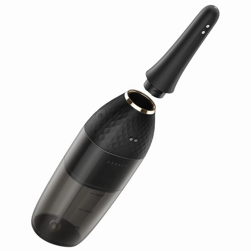 Erocome - Aquarius Automatic Anal Douche (Black)