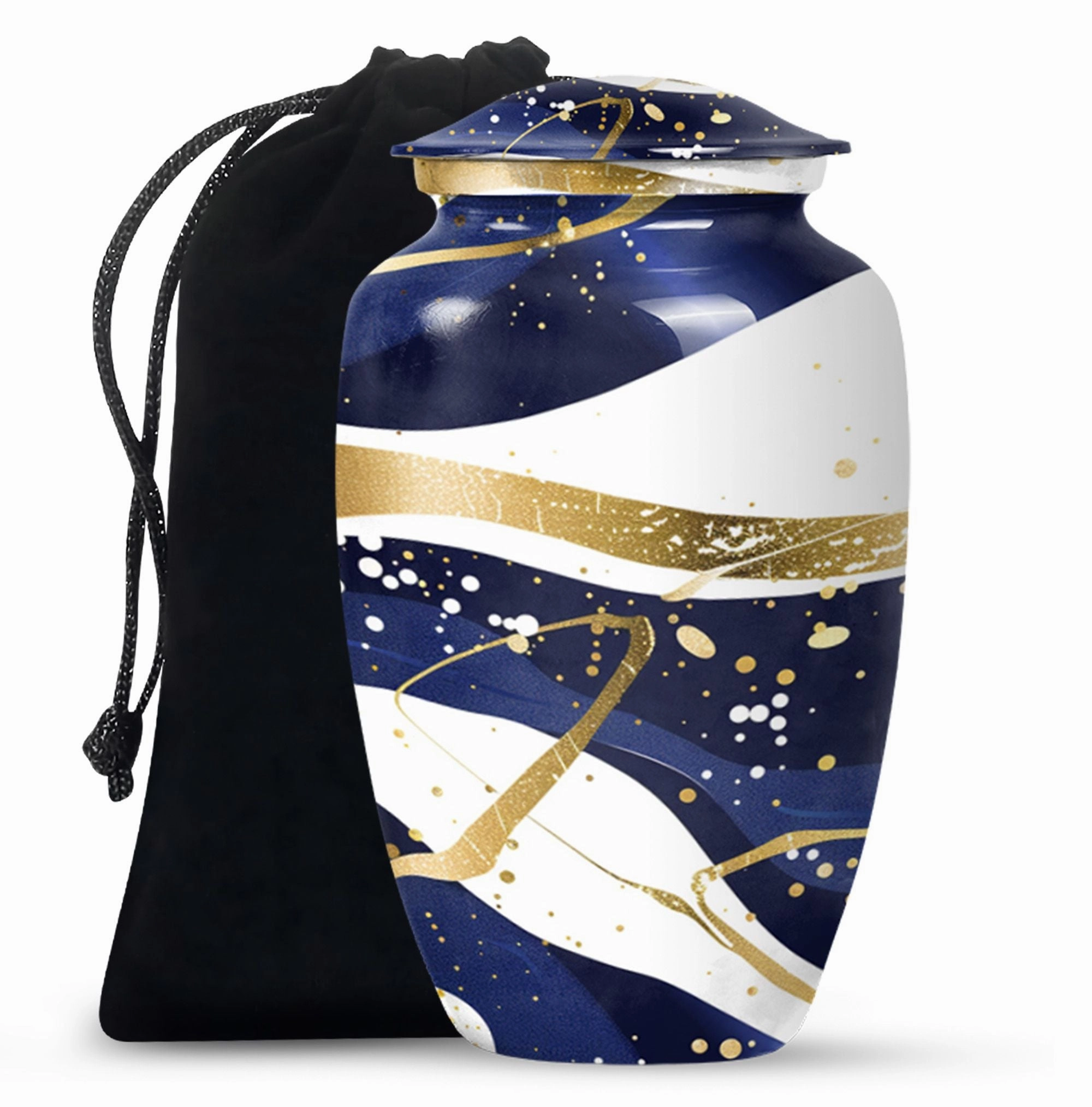 Eternal Rest Abstract Urn: Distinctive Large Size Memorial Urn