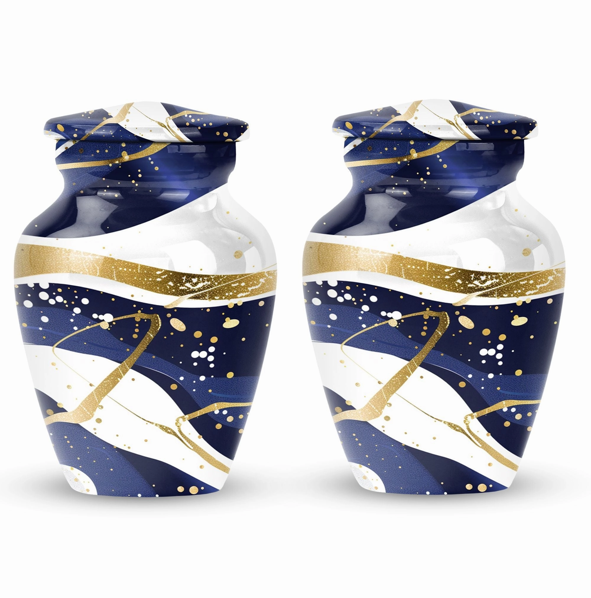 Eternal Rest Abstract Urn: Distinctive Large Size Memorial Urn