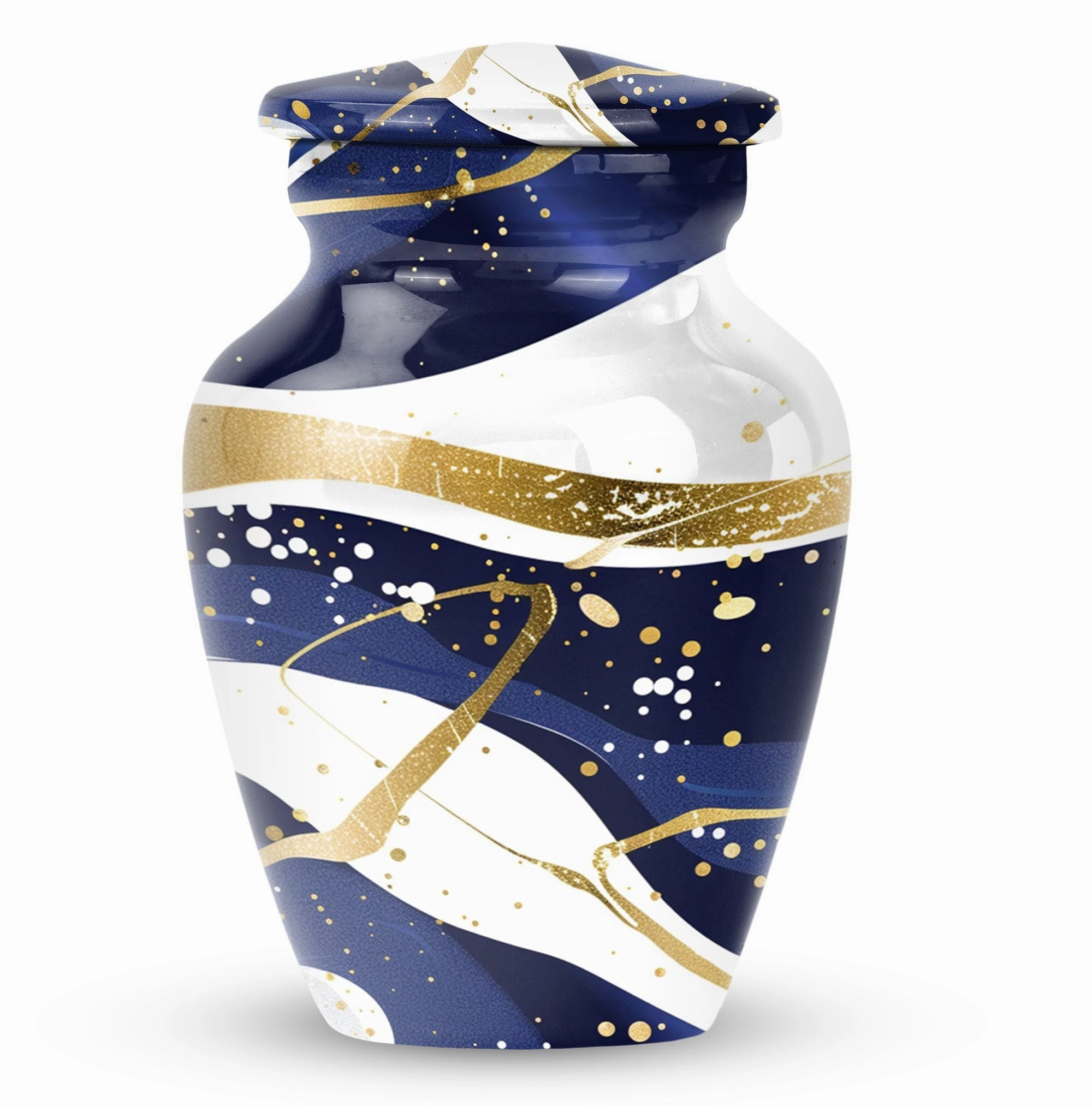 Eternal Rest Abstract Urn: Distinctive Large Size Memorial Urn