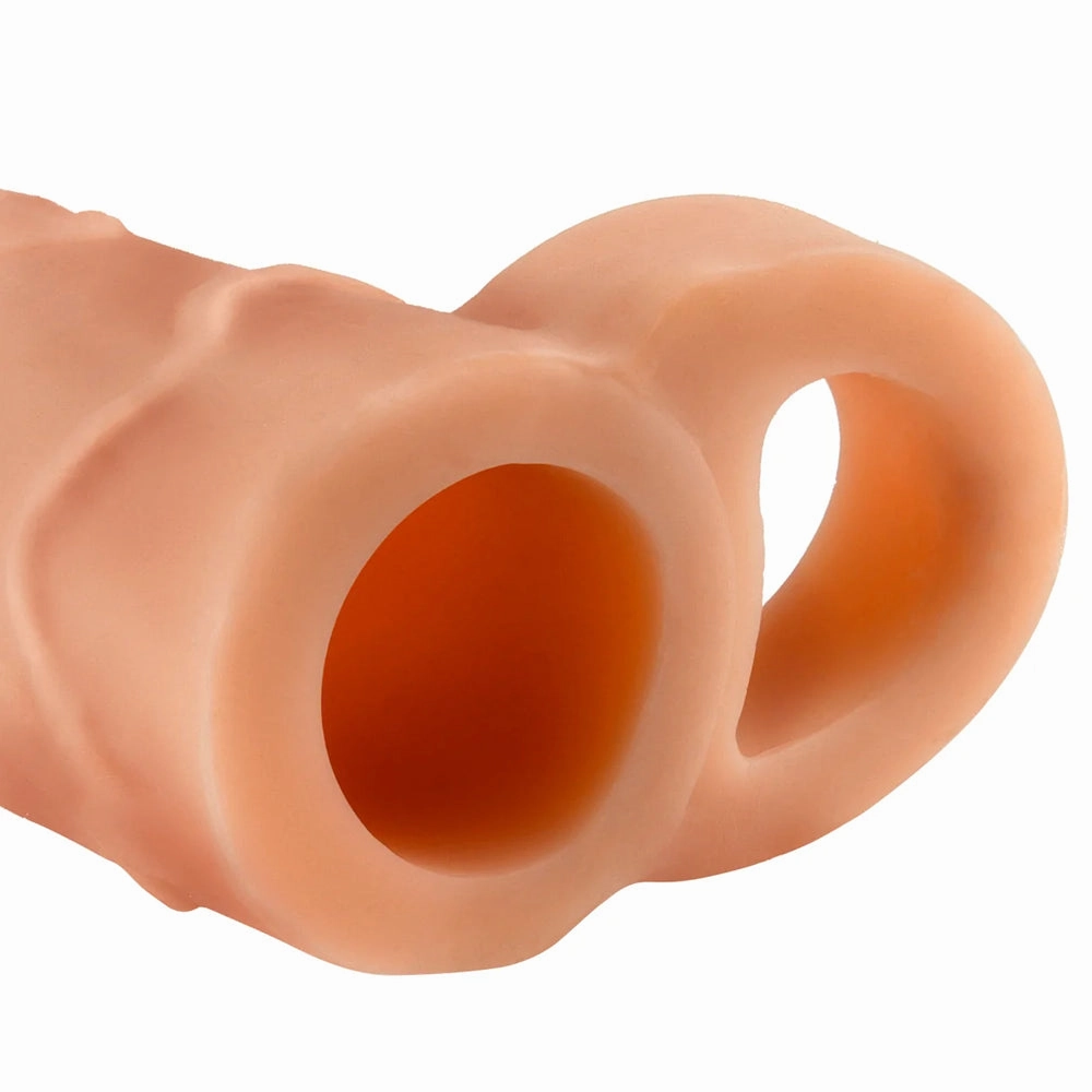 Fantasy X-Tensions Perfect 1 Penis Extension Sleeve With Ball Strap