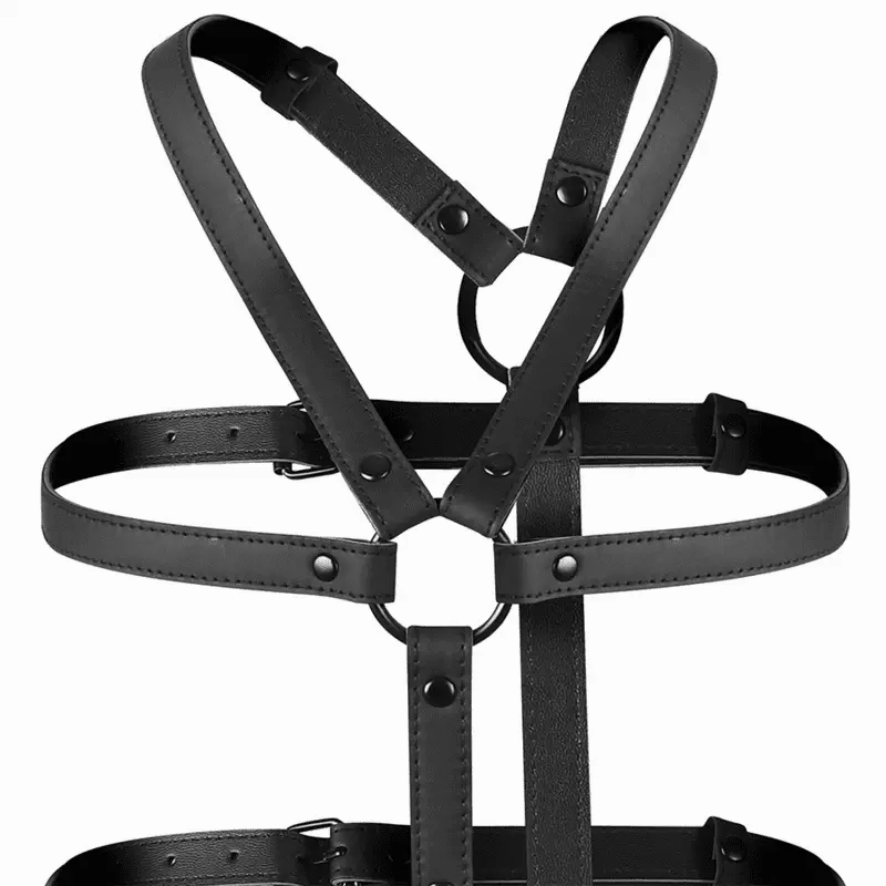 Fetish Submissive Bondage – Adjustable Harness Torso And Arms