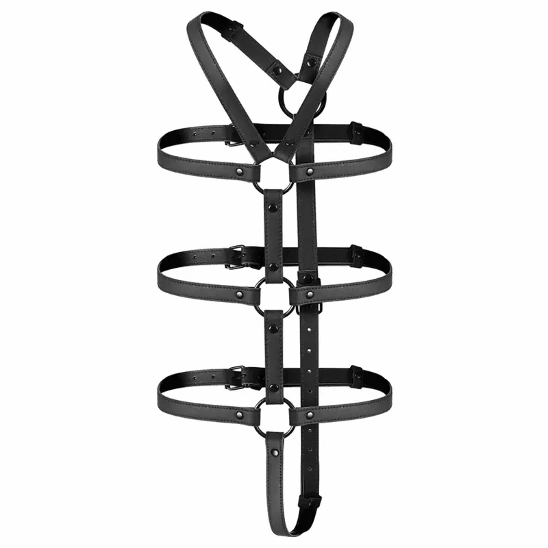 Fetish Submissive Bondage – Adjustable Harness Torso And Arms