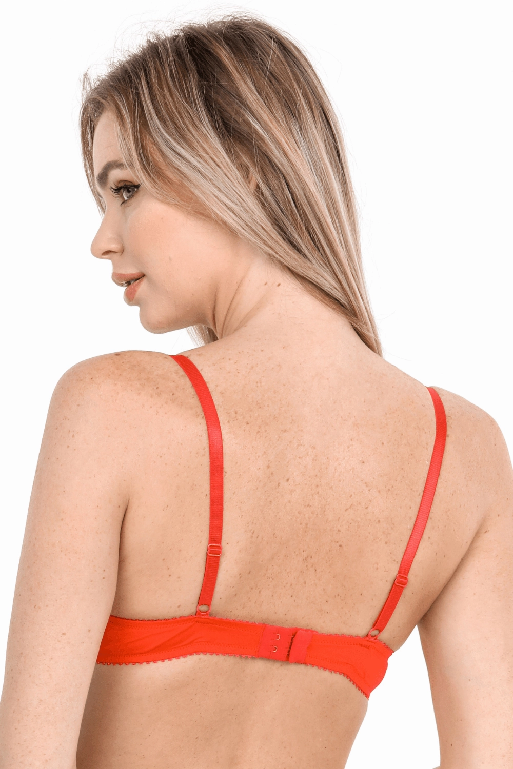 French Connection Padded Bra in Bright Red (B-C sizing)