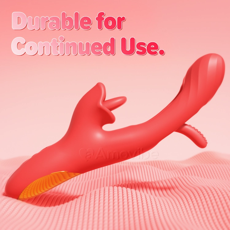 G spot Flapping Vibrator with Tongue Licking & Vibration