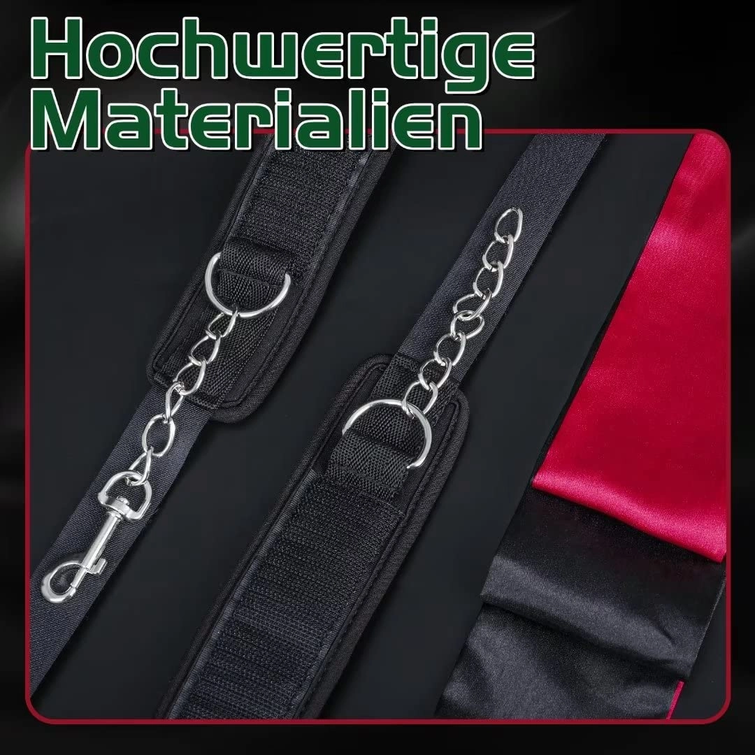 Handcuffs and Satin Mask for a Thrilling BDSM Experience