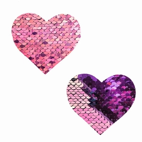 Heart Sequin Pasties Nipple Covers