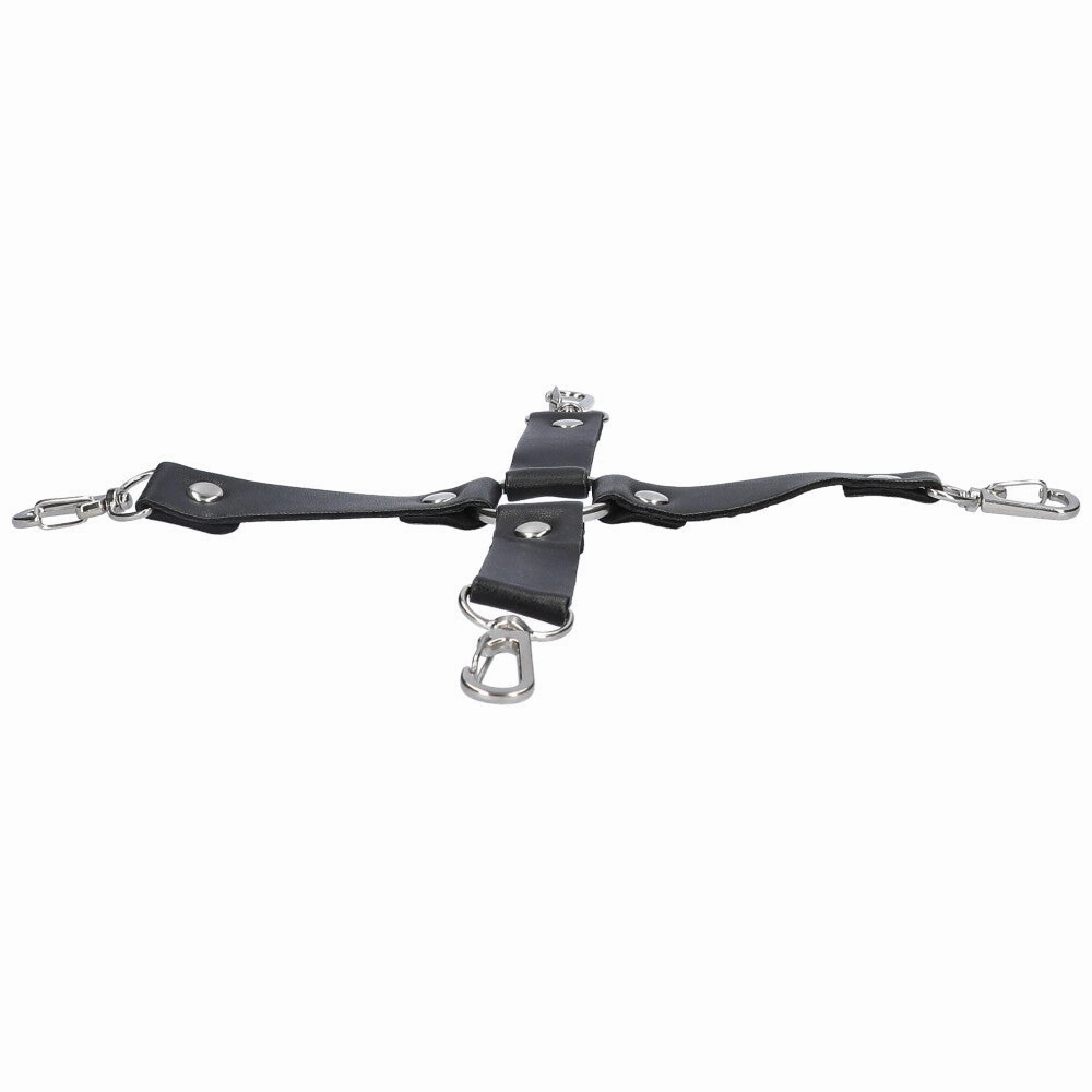 Hog Tie Restraint With Faux Fur Cuffs