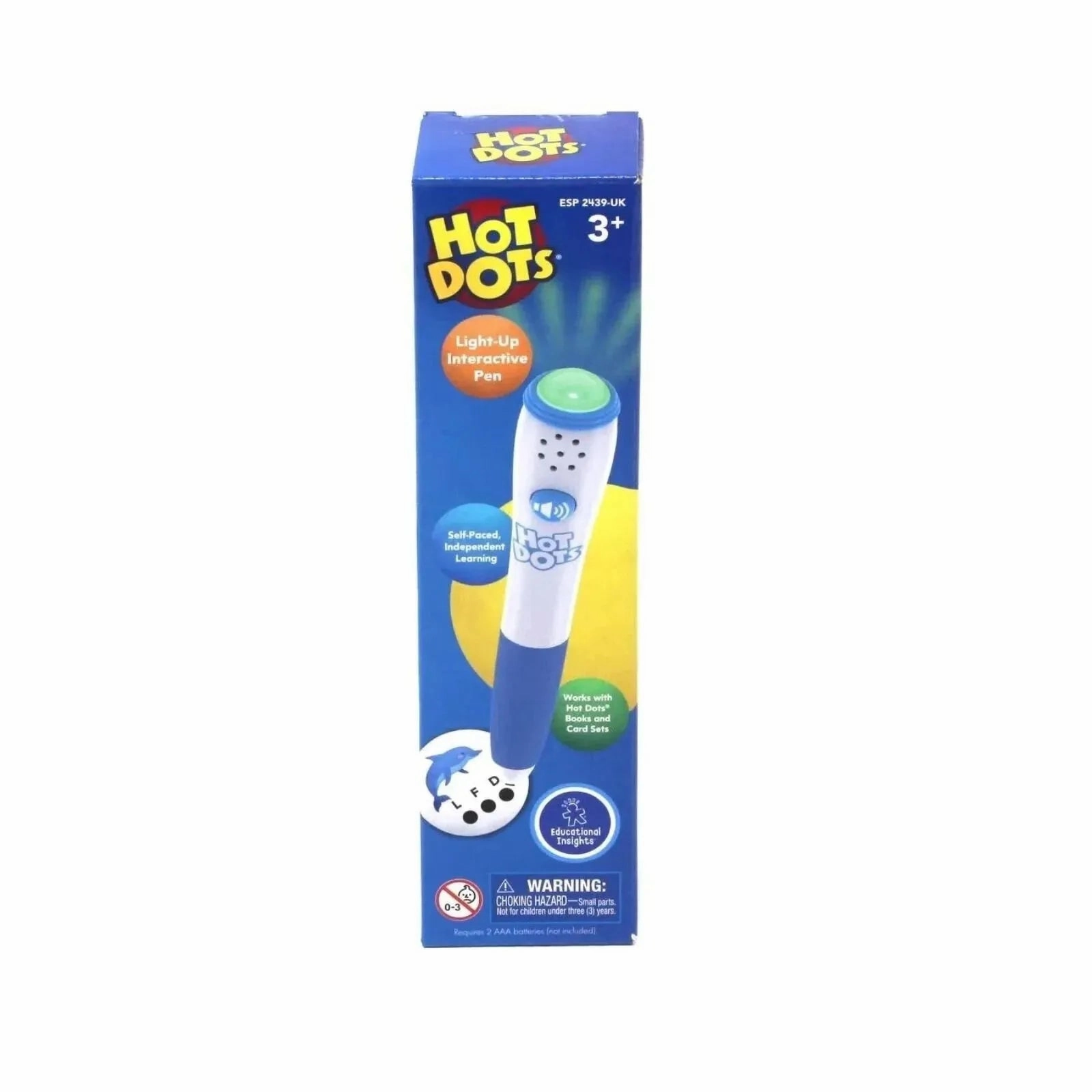 Hot Dots Light Up Interactive Pen 3  years