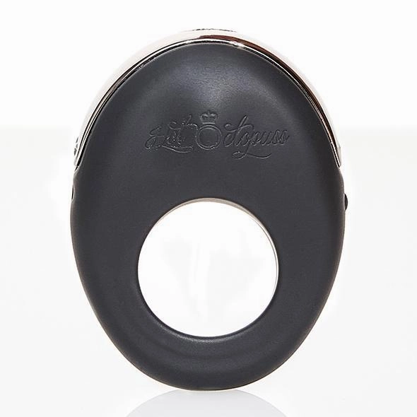 Hot Octopuss - Atom Rechargeable Silicone Cock Ring (Black)