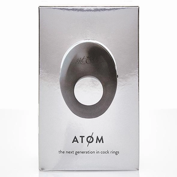 Hot Octopuss - Atom Rechargeable Silicone Cock Ring (Black)