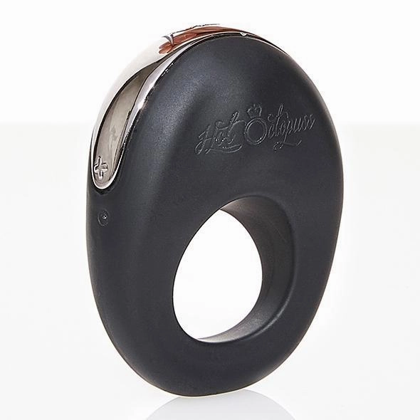 Hot Octopuss - Atom Rechargeable Silicone Cock Ring (Black)