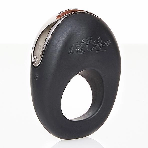 Hot Octopuss - Atom Rechargeable Silicone Cock Ring (Black)