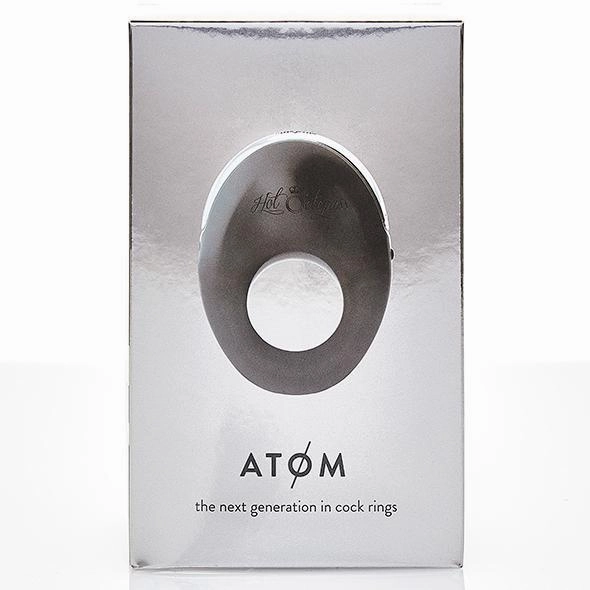 Hot Octopuss - Atom Rechargeable Silicone Cock Ring (Black)