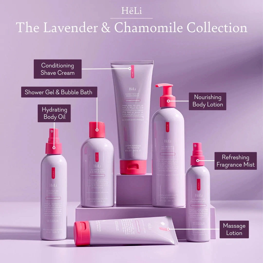 Hydrating Body Oil - Hēli Lavender & Chamomile - IN STOCK - 14 LEFT! - Pure Romance