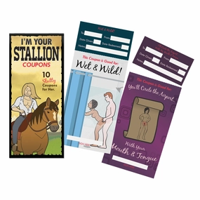 I'm Your Stallion - 10 Slutty Coupons For Her