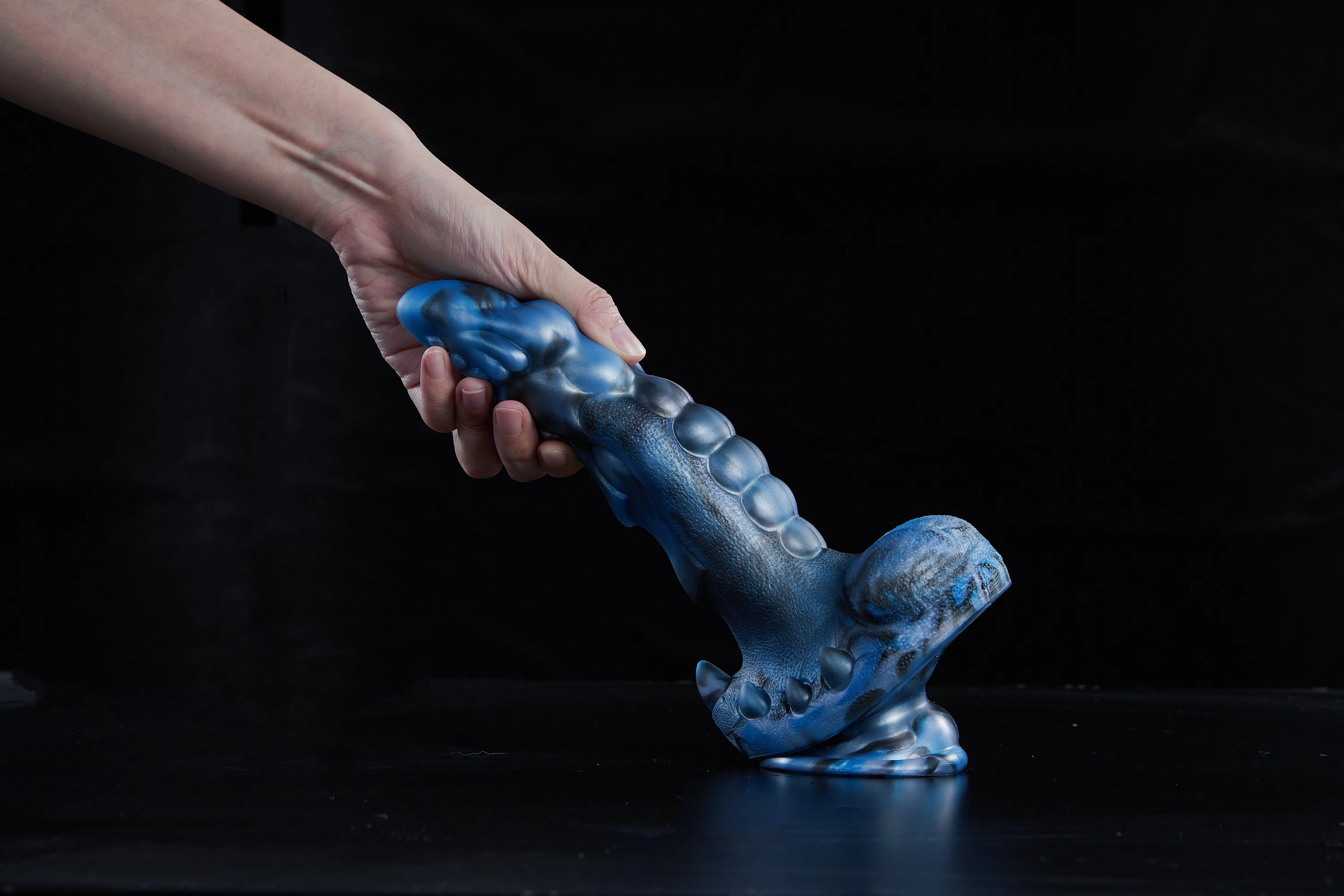 Ice-Dragon Thrusting& Vibrating& Swing& Heating Huge Dildo 9.5 Inch
