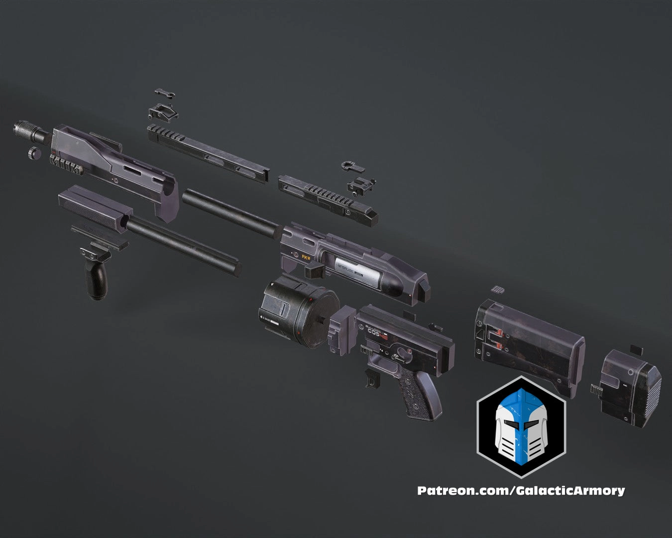 Infinite Bulldog Shotgun - 3D Print Files