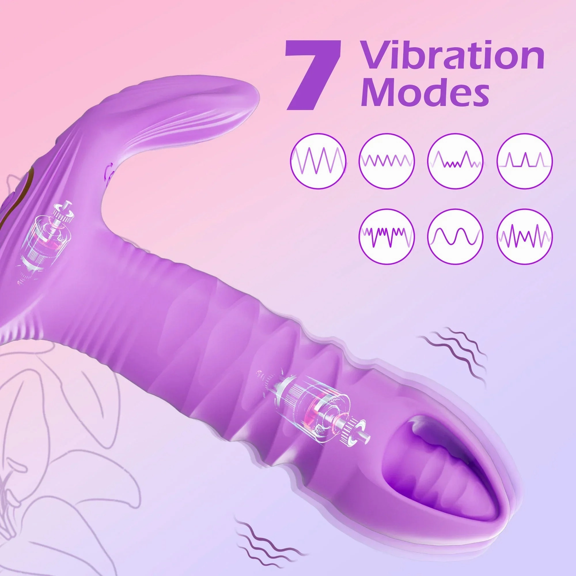 Innovative APP-Controlled Thrusting Vibrator for G-Spot & Clitoral Satisfaction