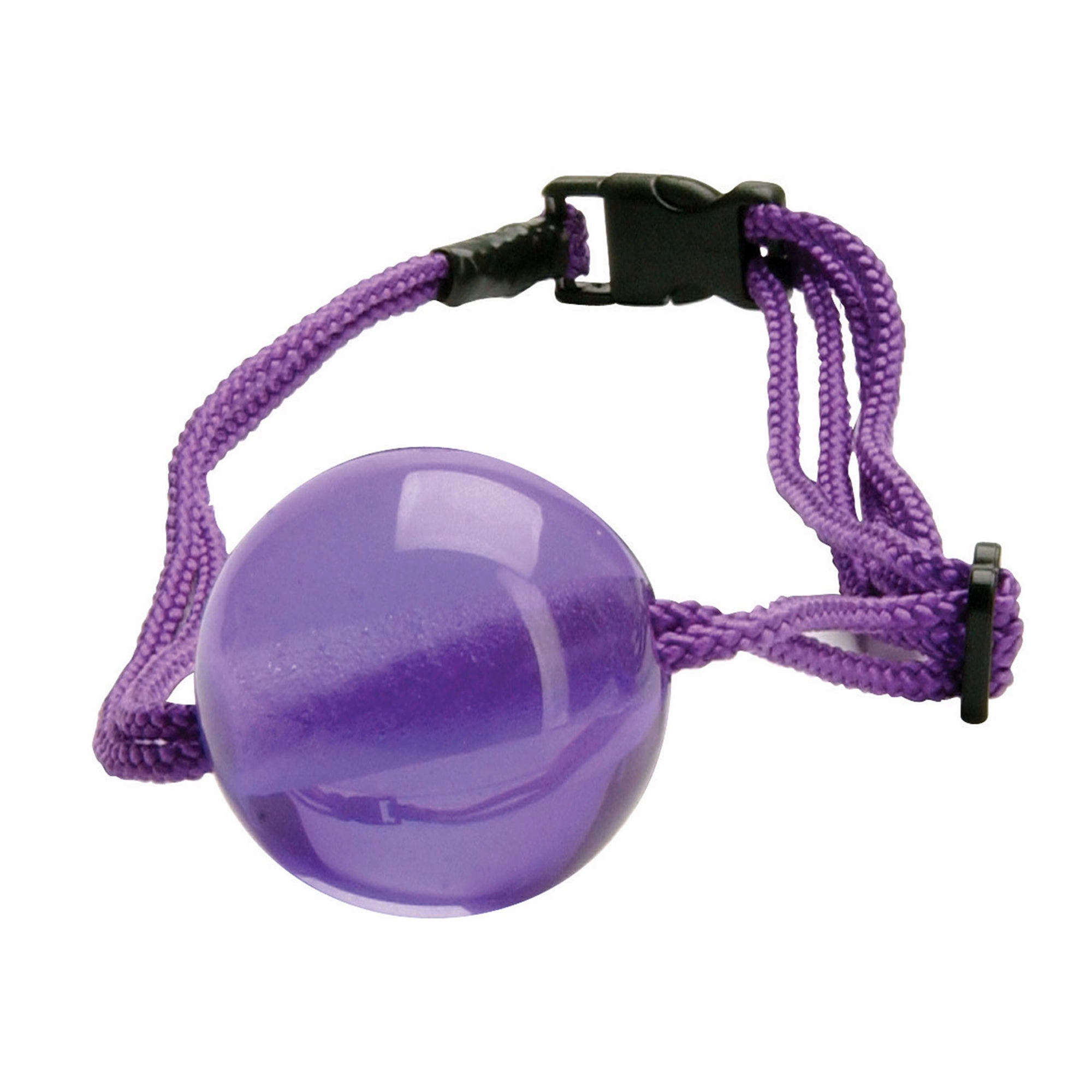 Japanese Silk Love Rope Ball Gag, Purple