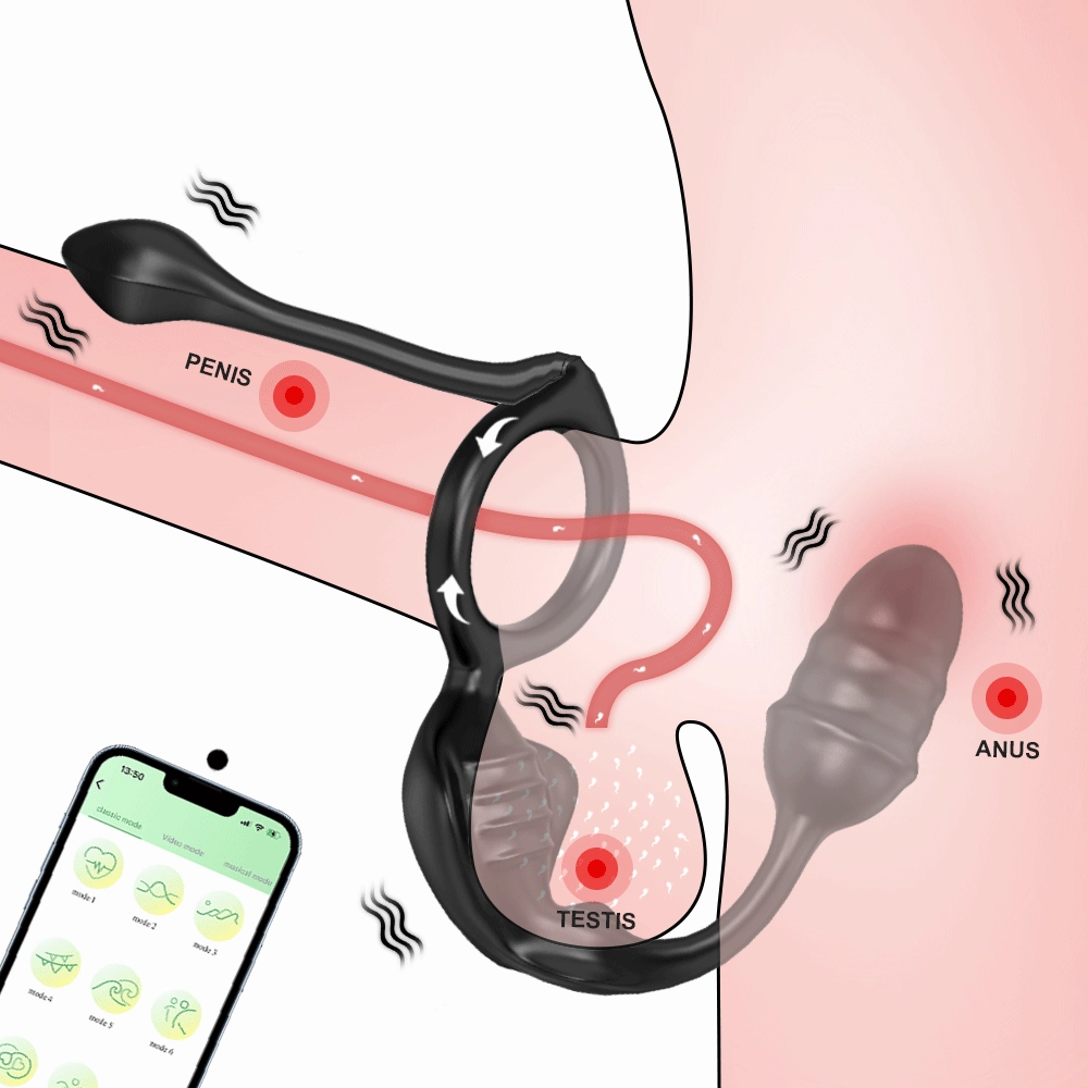 Karl-APP Multi-Stimulation Anal Vibrator for Men Scrotum Massager And Testis Stimulation