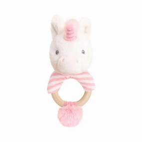 Keeleco Twinkle Unicorn Ring Rattle 14cm