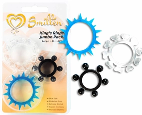 King's Rings Jumbo Pack 3-Pack - Assorted Colours