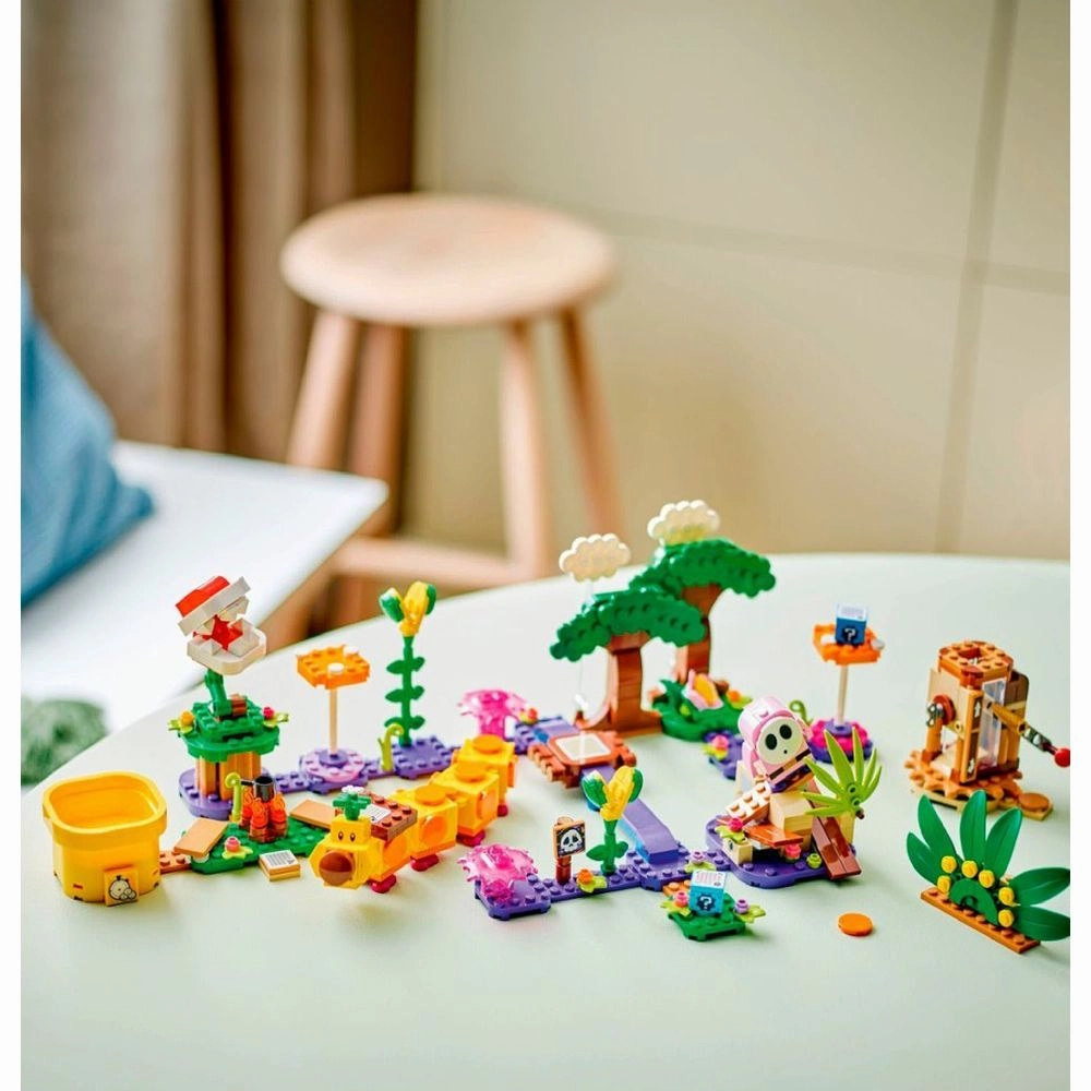 LEGO 6471549 Super Mario Soda Jungle Maker Set, Wiggler Toy and Mario Playset 71434