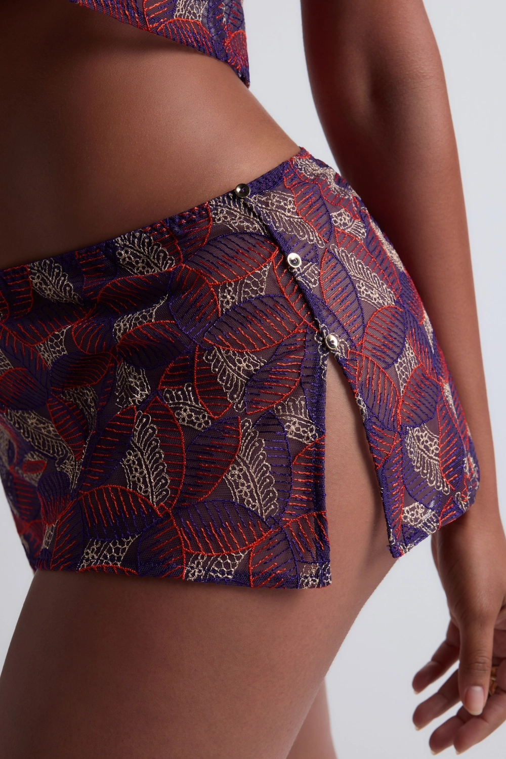 Life Celebration Embroidery Shorty