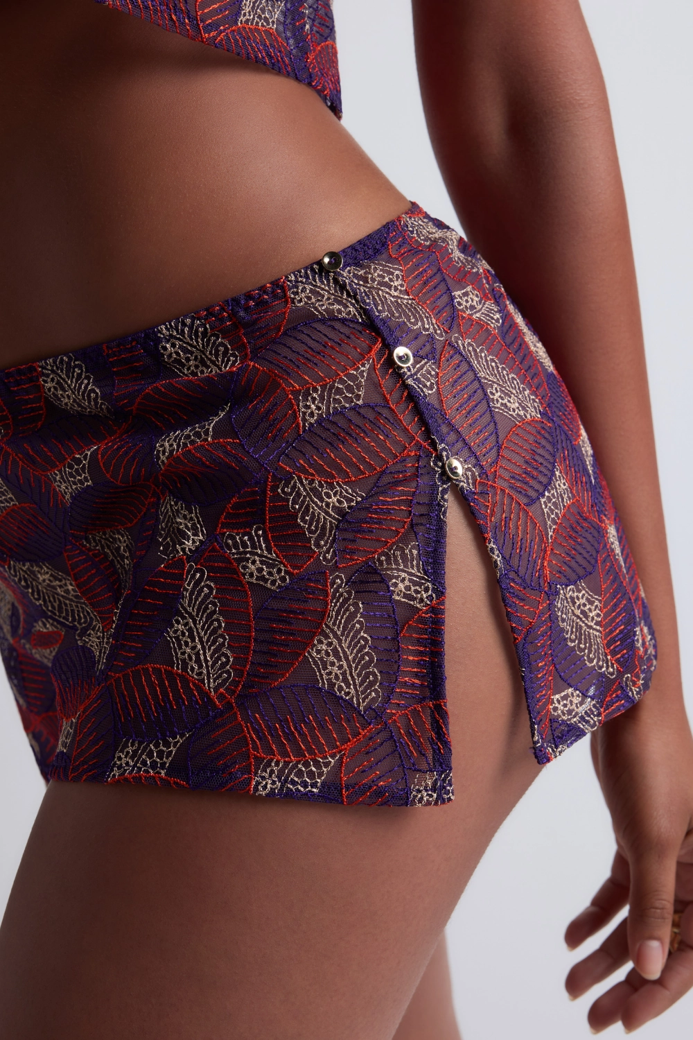 Life Celebration Embroidery Shorty