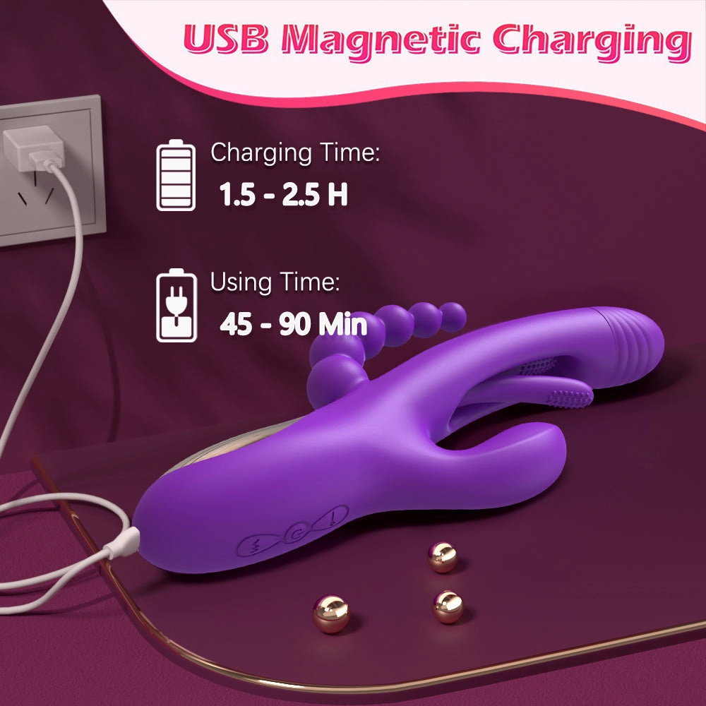 Lora-Rabbit Tapping Vibrator for Women G-Spot Patting Clitoris Clit Stimulator